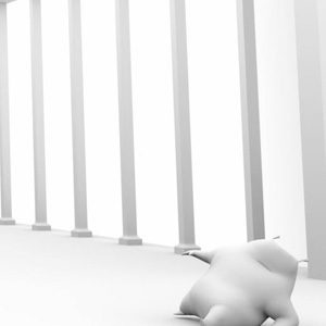 Pinky, 3D character render using Autodesk Maya and Arnold Render.